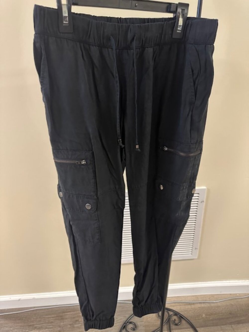 Black cargo pants